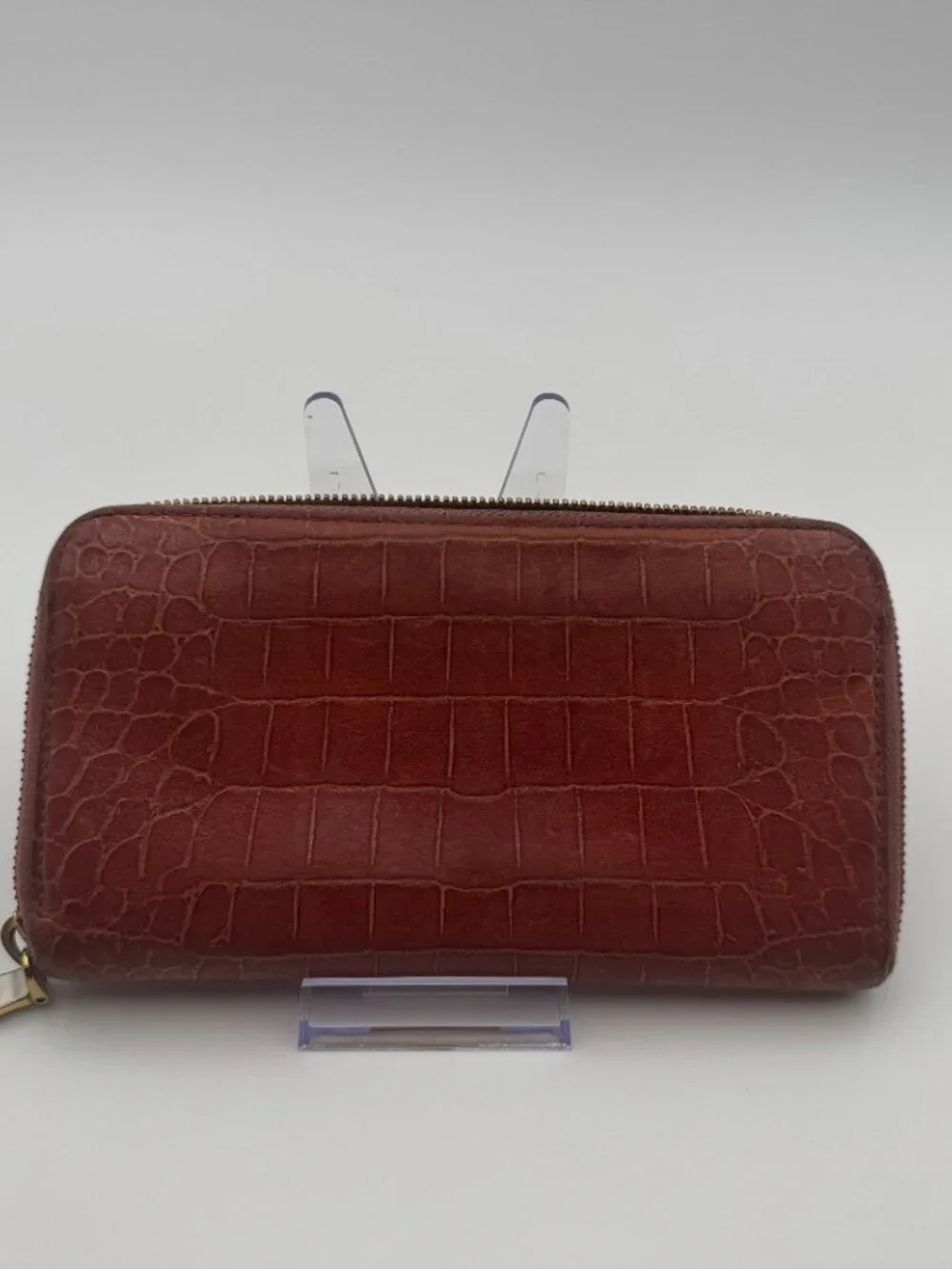 Miu Miu Crocodile Zipper Wallet